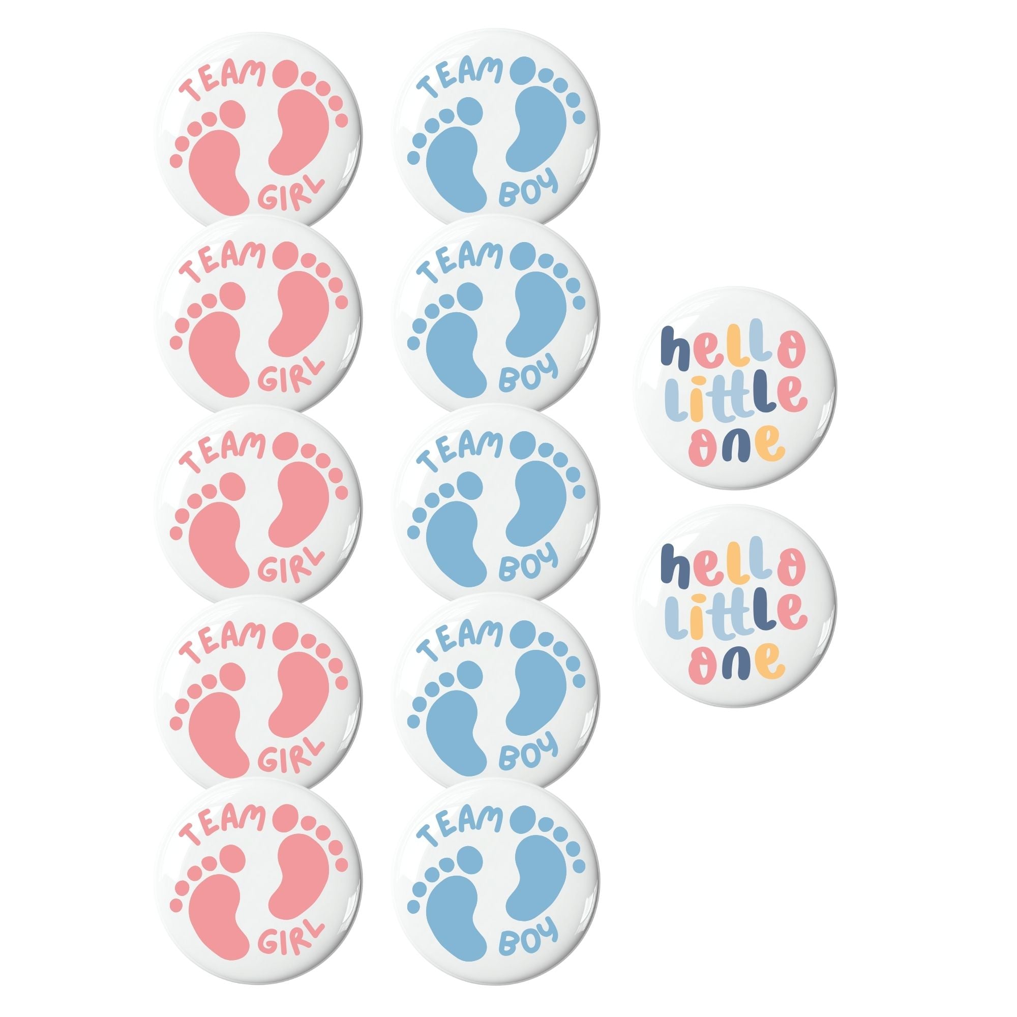 Baby Shower Button Set